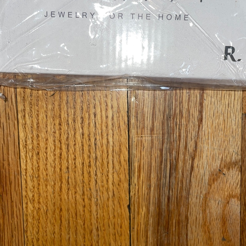 NEW Beaded Valance Swag "Luna" Gold Diamonds 42" x 20" | Taupe Fabric Top - Picture 6 of 7